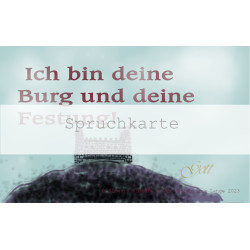 Spruchkarte "Burg"