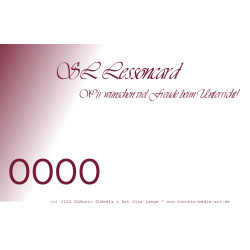 SLLessoncard 4er (Download)