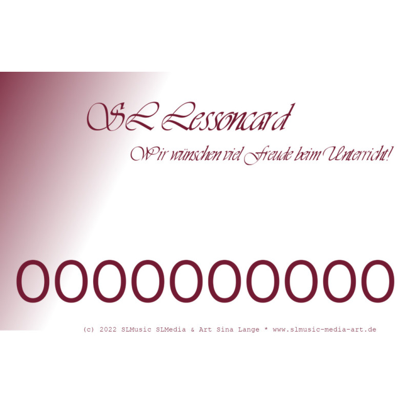 SLLessoncard 10er (Download)