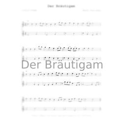 Der Bräutigam (Einzelnoten)