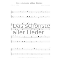 Das schönste aller Lieder (Einzelnoten)