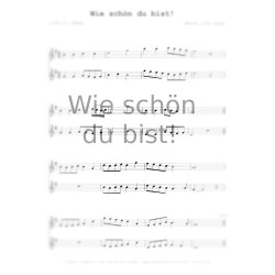 Wie schön du bist (Einzelnoten)